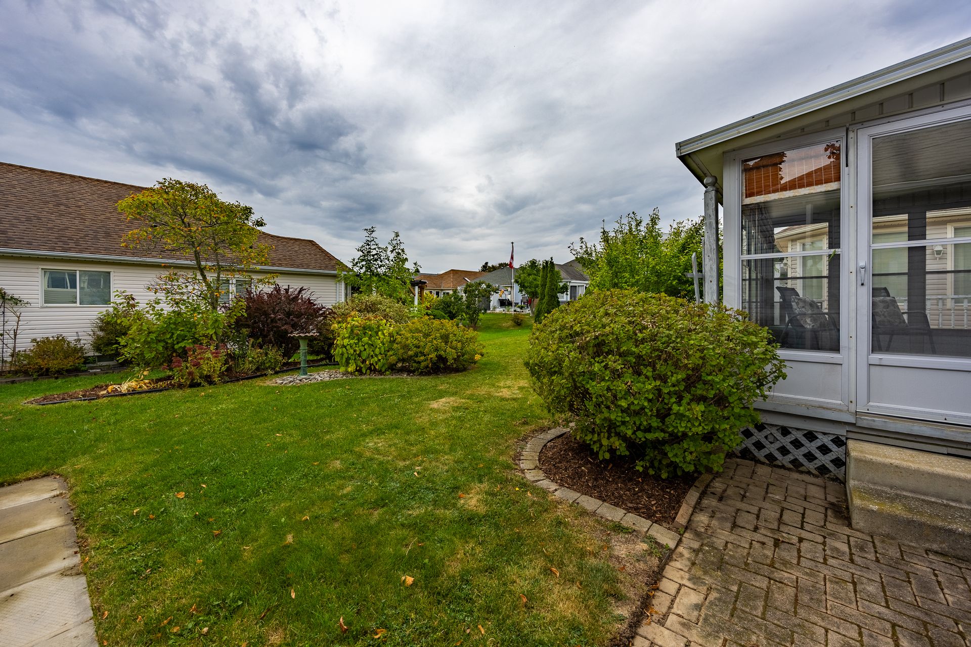 back yard at 4 Walsingham Drive, Village of Long Point Bay, Port Rowan back yard at 4 Walsingham Drive, Village of Long Point Bay, Port Rowan