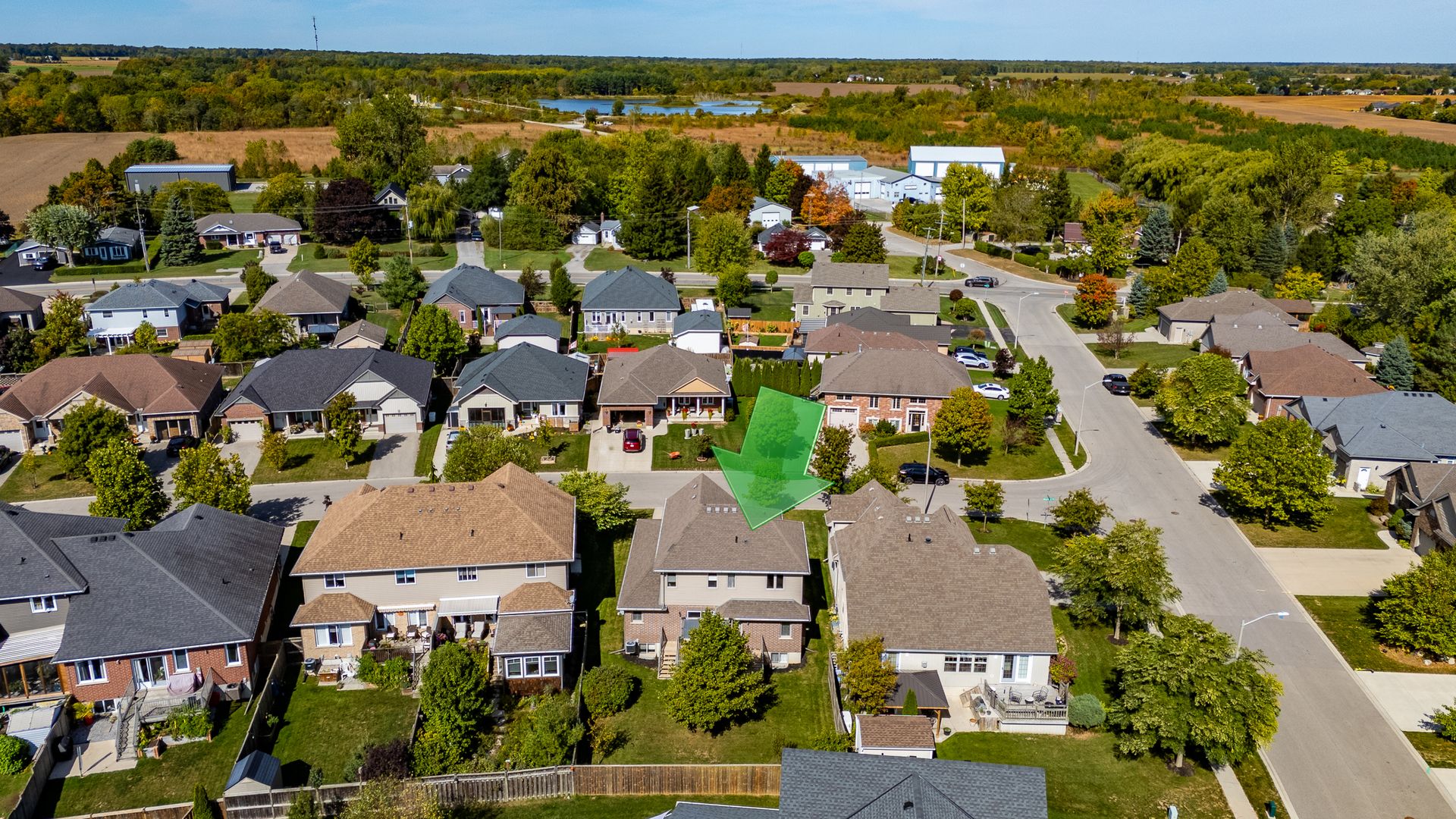 Aerial View at 5 Wood Duck Way, Ducks Landing, Port Rowan Aerial View at 5 Wood Duck Way, Ducks Landing, Port Rowan
