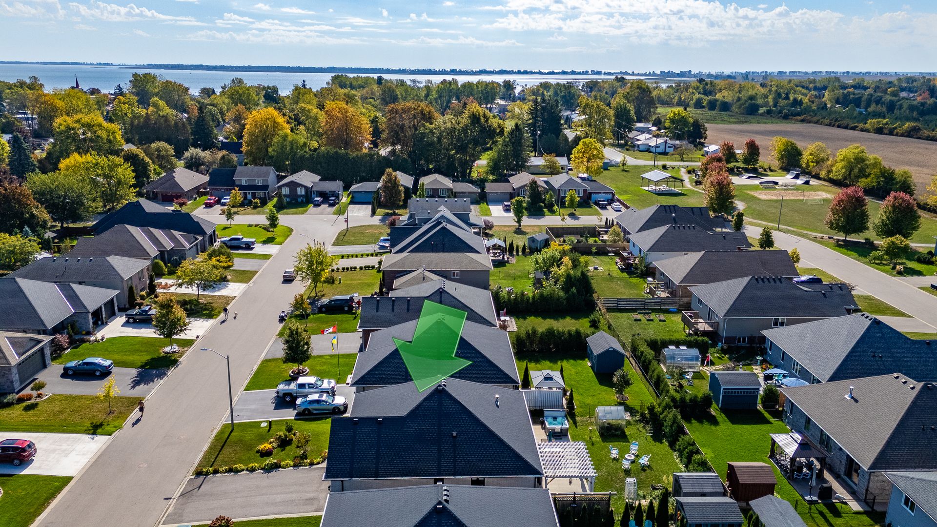 Aerial View at 80 Backus Drive, Port Rowan Aerial View at 80 Backus Drive, Port Rowan