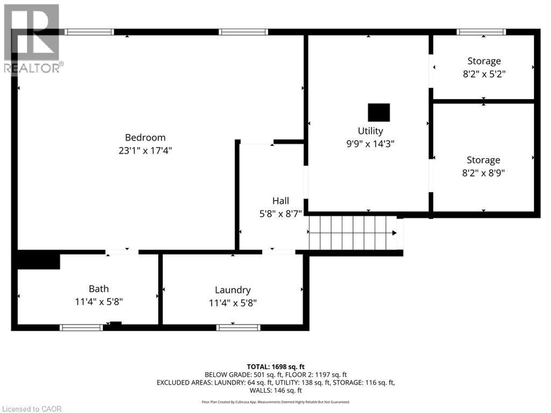 Floor Plan at 167 Eastern Avenue, Delhi Floor Plan at 167 Eastern Avenue, Delhi