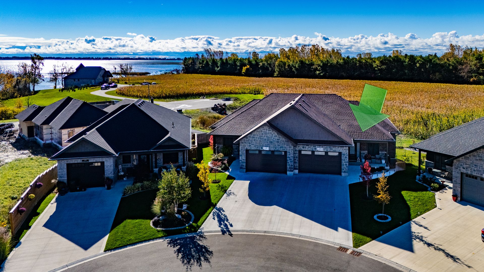 Aerial View at 23 Pintail Lane, Ducks Landing, Port Rowan Aerial View at 23 Pintail Lane, Ducks Landing, Port Rowan