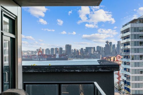 view at W 2nd, Lower Lonsdale, North Vancouver