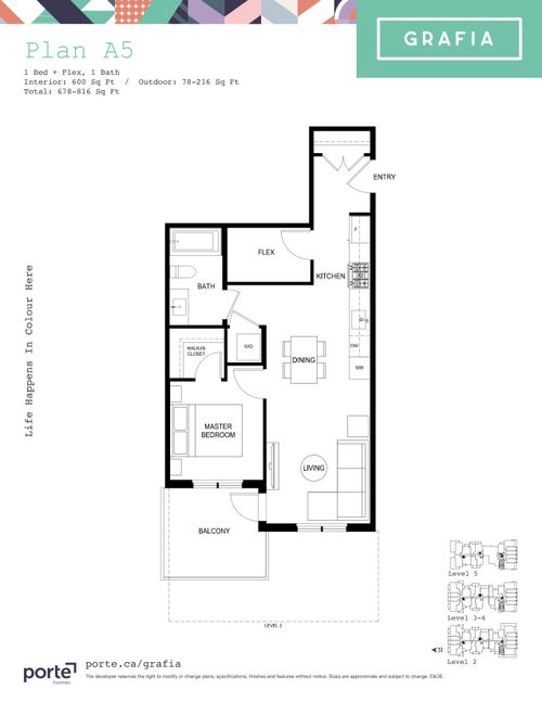 grafia-a5-plan at 2450 Garden Drive, Grandview Woodland, Vancouver East