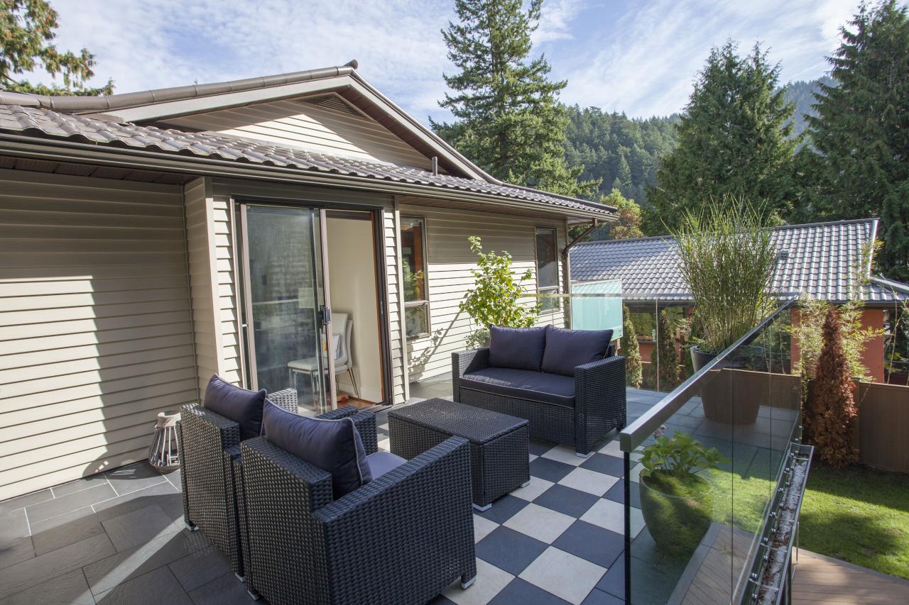 Patio off of Third Bedroom / Office at 6416  Ave, Horseshoe Bay WV, West Vancouver Patio off of Third Bedroom / Office at 6416  Ave, Horseshoe Bay WV, West Vancouver