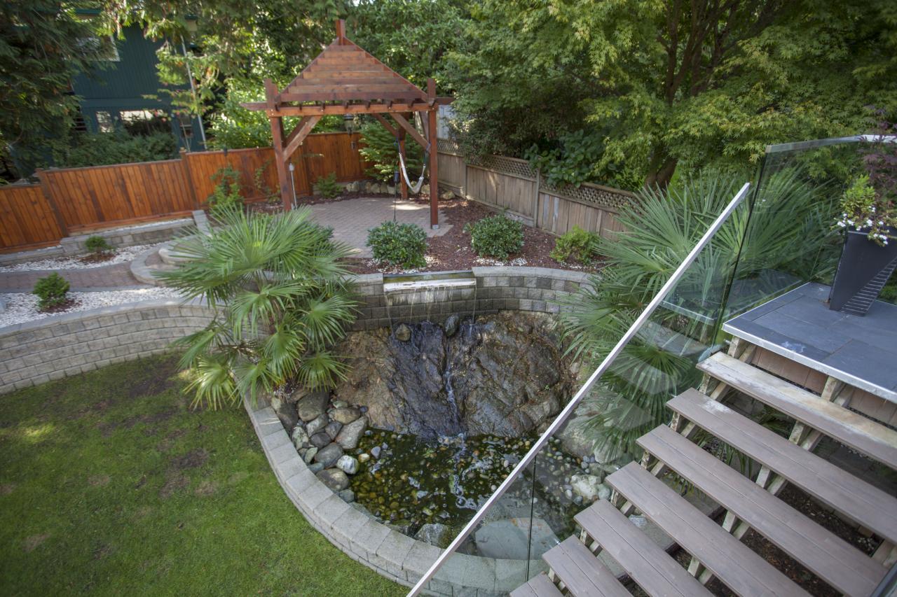 Access to Yard from Upstairs Deck at 6416  Ave, Horseshoe Bay WV, West Vancouver Access to Yard from Upstairs Deck at 6416  Ave, Horseshoe Bay WV, West Vancouver