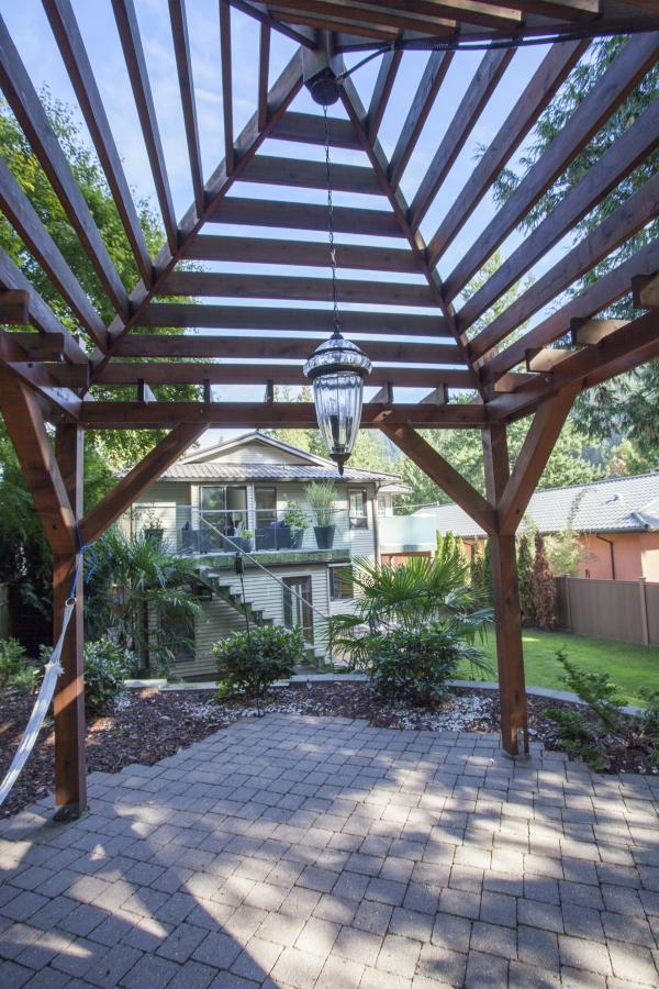 Custom Gazebo in Back Yard - Perfect for Hot Tub at 6416  Ave, Horseshoe Bay WV, West Vancouver Custom Gazebo in Back Yard - Perfect for Hot Tub at 6416  Ave, Horseshoe Bay WV, West Vancouver