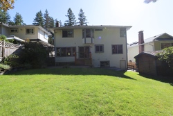 Backyard at 1254 Durant Drive, Scott Creek, Coquitlam