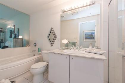 Bathroom at TH4 - 168 E Esplanade, Lower Lonsdale, North Vancouver