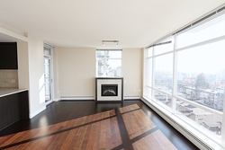 Open living room at 1101 - 1320 Chesterfield Avenue, Central Lonsdale, North Vancouver