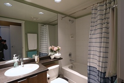 Bathroom at 1604 - 1010 Richards Street, Yaletown, Vancouver West