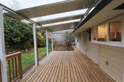 Patio / Deck at 7224 Braeside Drive, Westridge BN, Burnaby North
