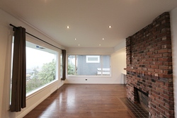 Living Room with panoramic view at 7224 Braeside Drive, Westridge BN, Burnaby North
