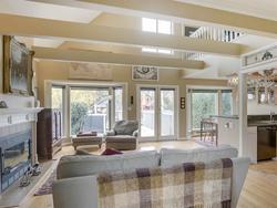 Living room with fireplace at 3643 7th Avenue, Kitsilano, Vancouver West
