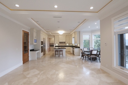 Kitchen and living room area at 6634 Charles Street, Sperling-Duthie, Burnaby North