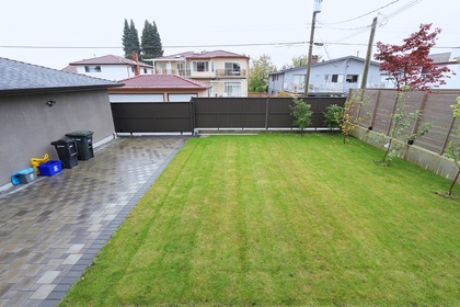 Backyard at 6634 Charles Street, Sperling-Duthie, Burnaby North