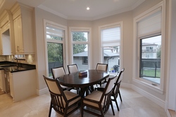 Dining room with backyard view at 6634 Charles Street, Sperling-Duthie, Burnaby North