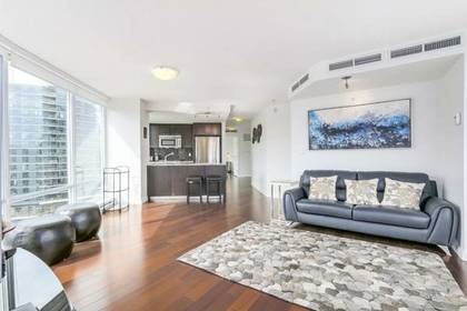 Living Room at 1106 - 918 Cooperage Way, Yaletown, Vancouver West