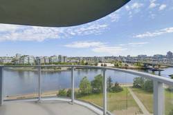 Balcony with water view at 1106 - 918 Cooperage Way, Yaletown, Vancouver West