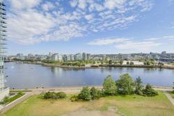 Water / city view at 1106 - 918 Cooperage Way, Yaletown, Vancouver West