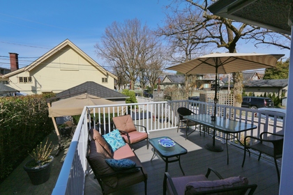 Spacious sundeck at 3205 West 11th Avenue, Kitsilano, Vancouver West