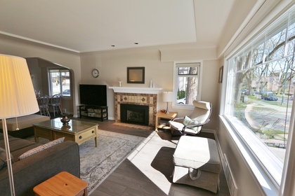 Living room at 3205 West 11th Avenue, Kitsilano, Vancouver West