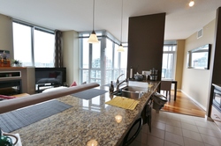 Kitchen at 3804 - 1189 Melville, Coal Harbour, Vancouver West