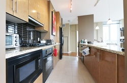 Kitchen at 3804 - 1189 Melville, Coal Harbour, Vancouver West