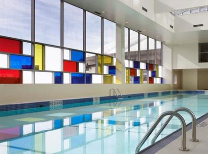 club-ozone-80-ft-pool at 806 - 688 Citadel Parade, Downtown VW, Vancouver West