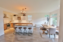 Kitchen / Dining open concept at 828 Britannia Way, Britannia Beach, Squamish