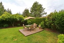 Beautiful Backyard at 828 Britannia Way, Britannia Beach, Squamish