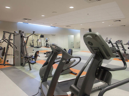 Exercise room at 318 - 788 Hamilton St, Downtown VW, Vancouver West