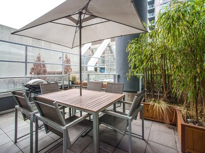 Patio at 318 - 788 Hamilton St, Downtown VW, Vancouver West