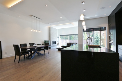 Dining open concept at 1888 Tatlow, Pemberton NV, North Vancouver