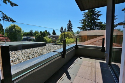 Private deck at 1888 Tatlow, Pemberton NV, North Vancouver