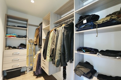 Walk-in closet at 1888 Tatlow, Pemberton NV, North Vancouver