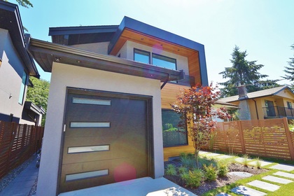 House back entrance at 1888 Tatlow, Pemberton NV, North Vancouver