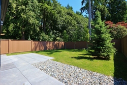 Back yard at 1888 Tatlow, Pemberton NV, North Vancouver