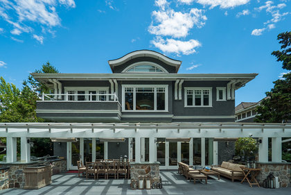 House front entrance at 6389 Elm Street, Kerrisdale, Vancouver West