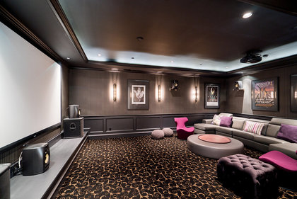 Luxurious theatre room  at 6389 Elm Street, Kerrisdale, Vancouver West