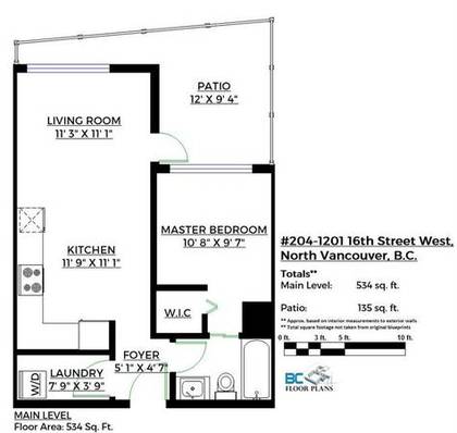 floorplan at 404 - 1201 West 16th, Pemberton NV, North Vancouver