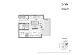 1-bed-and-atelier at 1770 Pendrell, Downtown VW, Vancouver West