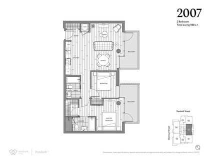 2-bedroom-003 at 1770 Pendrell, Downtown VW, Vancouver West