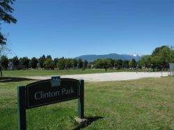clinton-park-sign at 106 - 2889 East 1st Avenue, Renfrew VE, Vancouver East