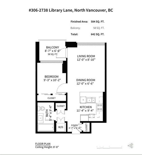 87802e3e00a24ae5a8175a44b91a8947 at 306 - 2738 Library Lane, Lynn Valley, North Vancouver
