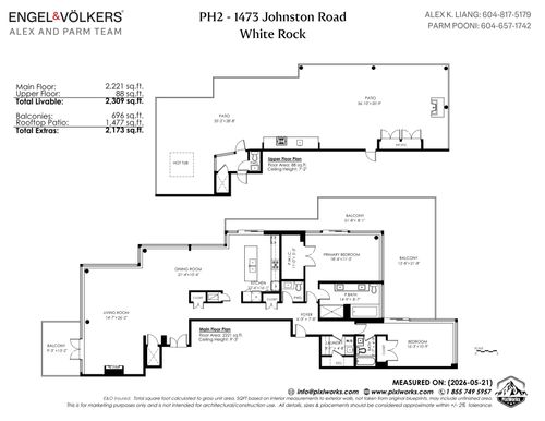 floor-plan-ph2-1473-johnston-road at PH2 - 1473 Johnston Road, White Rock, South Surrey White Rock