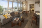 Gold House Living - Living Room at 907 - 6383 Mckay Avenue, Metrotown, Burnaby South Gold House Living - Living Room at 907 - 6383 Mckay Avenue, Metrotown, Burnaby South