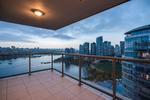 Balcony at 2101 - 1328 Marinaside Crescent, Yaletown, Vancouver West Balcony at 2101 - 1328 Marinaside Crescent, Yaletown, Vancouver West