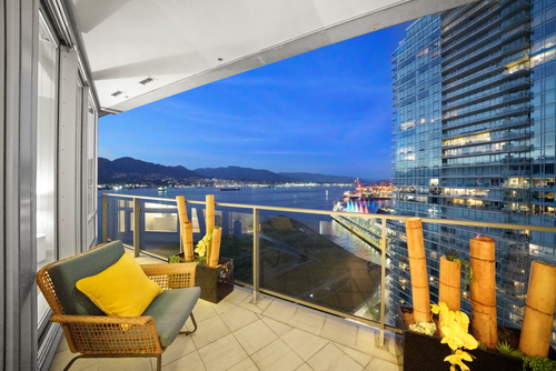 2404-1077 W. Cordova Street - Patio at 2404 - 1077 W Cordova Street, Coal Harbour, Vancouver West 2404-1077 W. Cordova Street - Patio at 2404 - 1077 W Cordova Street, Coal Harbour, Vancouver West