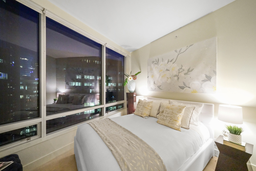2404-1077 W. Cordova Street - Bedroom at 2404 - 1077 W Cordova Street, Coal Harbour, Vancouver West 2404-1077 W. Cordova Street - Bedroom at 2404 - 1077 W Cordova Street, Coal Harbour, Vancouver West