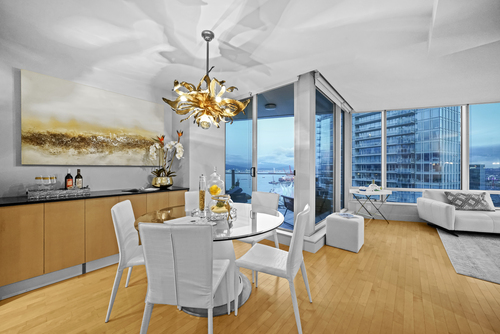 2404-1077 W. Cordova Street - Dining Room at 2404 - 1077 W Cordova Street, Coal Harbour, Vancouver West 2404-1077 W. Cordova Street - Dining Room at 2404 - 1077 W Cordova Street, Coal Harbour, Vancouver West